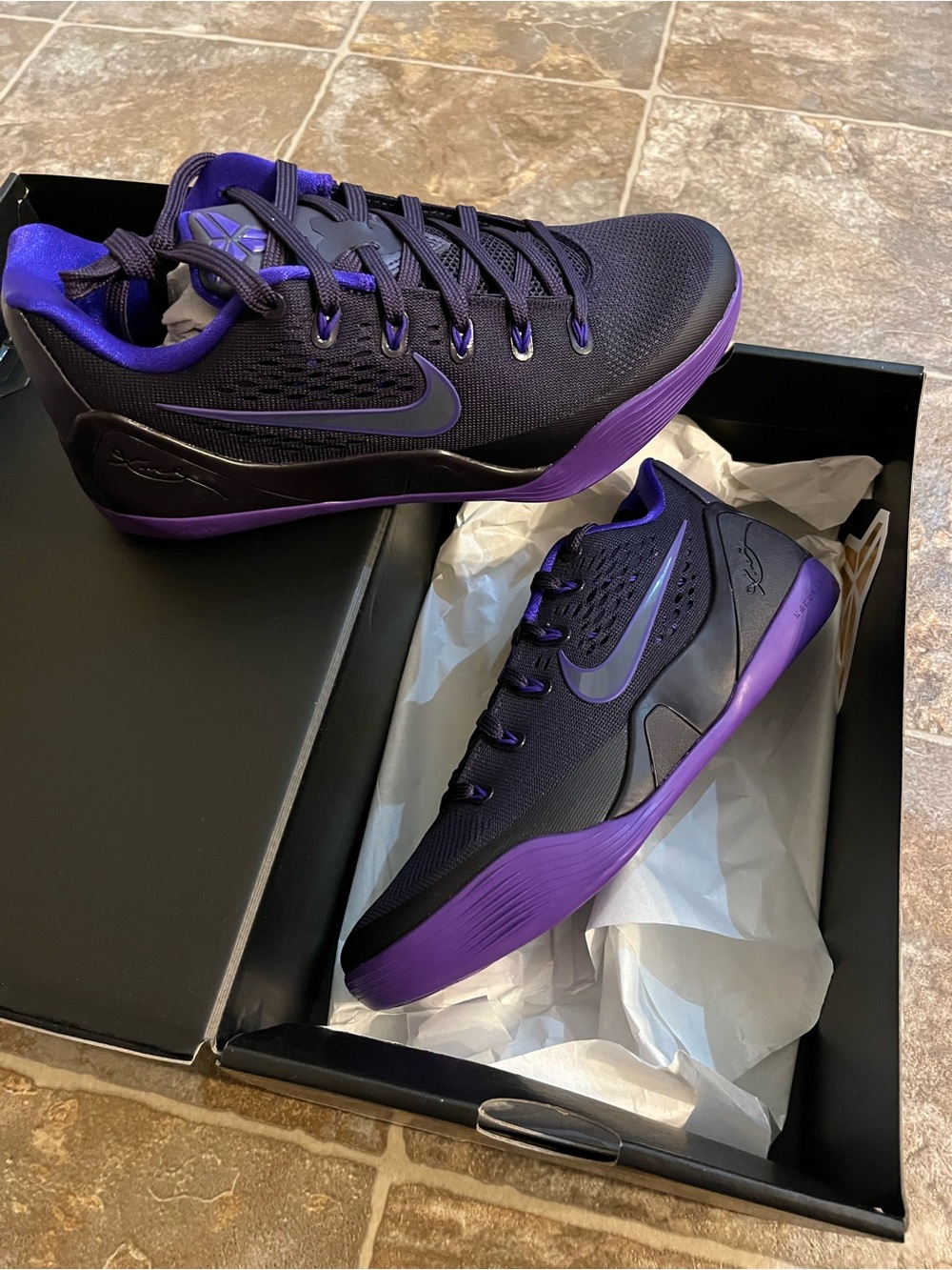 Nike Kobe IX 9 Elite Low EM Protro TB Purple Dynasty IH1401-500 Basketball Shoes